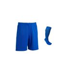 FUTBOL ŞORTU VE ÇORAPLARI 2 Lİ SET (mavi, l-xl)