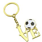 Futbol Topu Anahtarlık, Futbol Anahtarlık - Futbol Cazibesi - Aşk Futbol Anahtarlıklar Spor Topu Metal Anahtarlıklar Futbol Anahtarlık Boys için Okul Karnaval Ödül, Parti Çanta Dolgular