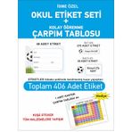 Futbol Topu Baskılı Okul Etiketi Kalem Defter Etiketi İsme Özel E