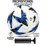 Futbol Topu - Dayanıklı Sert Zemin ve Halı Saha İçin Mükemmel Performans ( Mavi - Pompalı Set )