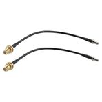 Futheda 2 adet 15cm/6 inç konnektör TS9 erkek SMA dişi adaptör kablosu Pigtail koaksiyel RG174 anten uzatma kablosu harici anten 4G LTE WiFi yönlendirici Huawei 5G CPE PRO Modem Hotspot