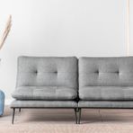 Futon Martin Gri Üçlü Kanepe