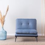 Futon Martin Mavi Tekli Koltuk