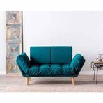 Futon Nina Petrol İkili Kanepe