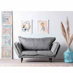 Futon Vino Gri İkili Kanepe