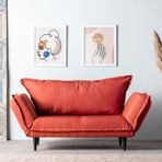 Futon Vino Kiremit İkili Kanepe