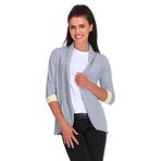 FUTURO FASHION® ELEGANCE Bayan Ceket Blazer Tarzı Pockets ile 3/4 Kol 2501