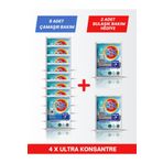 fuudimex 8 Adet Çamaşır 2 Adet Bulaşık Makinesi Kazan Temizleme Ve Bakım Tozu (4X ULTRA KONSANTRE)