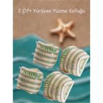 Fuuny Yürüyen Yüzme Kolluk Her Yaşa Uygun Iki Çift Çocuk Kolluk Yüzme Kolluk Deniz Kolluk - Yeşil