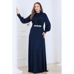 FUVAL MODA Şık Taşlı Elisa Tesettür Abiye