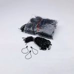 Fuyaku Kilitli Ip Klips Mumlu Siyah 16 cm (1.000 Adet)