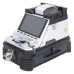 Füzyon Splicer, Fiber Cleaver Optik Fiber Füzyon Splicer 8 in 1 6 Motorlar Optik Striptizci Kaynak Makinesi VFL OPM Fonksiyonu Bagaj hattı yapısı, FTTH Ve Kablo Için (AB Tak 100-240V)