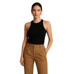 FV Kadın Palazzo Pantolon, Scuba Crepe, Kahve, 2XL Beden