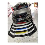 FV-TUNİNG Honda Civic Fd6 2006-2011 4 Parça Beyaz Ön Ek Piano Black Lip