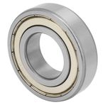 Fydun METAL ÇİFT KALKANLI SABİT BİLyalı RULMANLAR KÜÇÜK MOTORLAR VE EV UYGULAMALARI İÇİN YÜKSEK HIZLI 1 ADET 30 * 62 * 16MM)6206 ZZ)