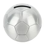 Fyearfly Metal Futbol kumbarası, Büyük Kapasiteli Dekoratif çok Fonksiyonlu Futbol Topu Kumbara Futbol para bankası çocuklar Için Erkek Kızlar
