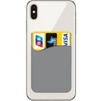 FYISWHO Evrensel Yapıştırma Kartlığı, Nokia 5.4 5.3 5.1 4.2 3.4 3.2 3.1 3 2.4 2.3 2.2 2.1 2 1.4 1.3 1 plus, Nokia 950 640 xl 540 için silikon cep telefonu kartı tutucu 550 6 5550 adet, Gri