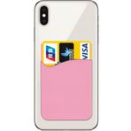 FYISWHO Evrensel Yapıştırma Kartlığı, Nokia 5.4 5.3 5.1 4.2 3.4 3.2 3.1 3 2.4 2.3 2.2 2.1 2 1.4 1.3 1 plus, Nokia 950 640 xl 540 için silikon cep telefonu kartı tutucu 550 6 5550 adet, pembe