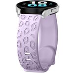 FYISWHO Realme Watch için Leopar Kayışlar 3/Watch 2/2 Pro/Watch S/S Pro, 22mm Silikon Spor Bileklik Saat Bandı, Xiaomi Watch S2/Watch S1/S1 Active/Mi Watch/Imilab KW66 için Yedek Kayış (Mor)