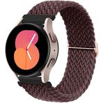FYISWHO Samsung Galaxy Watch 3 için naylon yedek bant 45mm/Galaxy Watch 46mm, 22mm spor bantları saat kayışı, Samsung Galaxy Gear S3 Classic/Gear S3 Frontier (Şarap) için kayış