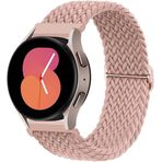 FYISWHO Samsung Galaxy Watch 3 için Naylon Yedek Bant 45mm/Galaxy Watch 46mm, 22mm Spor Bileklikleri Samsung Galaxy Gear S3 Classic/Gear S3 Frontier için Saat Bandı (Pembe)