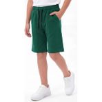 Fyk Kids Düz Basic Baskısız Beli Lastikli Çift Cepli Yazlık Erkek Çocuk Kapri - 11 Yaş - Haki
