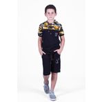 FYK KİDS Kamuflaj Desenli Kaprili, Sweatshirt Lü Erkek Çocuk Alt Üst Takım