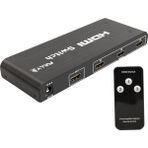 G-538H 3 Giris 1 Cikis Hdmi Switcher Toplayici Metal Kasa Adaptorlu