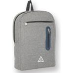 G-Bag Çift Cepli Astarlı Çok Fonksyonlu Su Geçirmez Ortopedik Gri Laptop Notebook Sırt Çantası 16 Inç.
