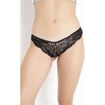 G-BOX Günlük Dantelli Brazılıan Bikini 927 - 2XL - Siyah