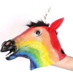 G Cadılar Bayramı Maskeleri Lateks At Kafası Cosplay Hayvan Kostüm Seti Tiyatro Prank Çılgın Parti Sahne Kulaklık Seti At Maskesi Köpek At Maskeleri (Yurt Dışından) - Renkli - Yok