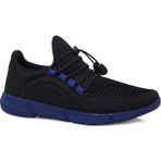 G Class 2015 Comfort Casual Günlük Spor Ayakkabı - 01 - Siyah - Mavi - Beyaz