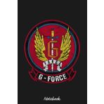 G-Force Notebook: College Ruled Lined Blank Notebook Journal Notepad