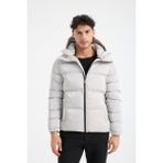 G-FOX Chmps ?! Parısse Erkek Çıkarılabilir Kapşonlu Maskeli Spor Şişme Mont 9751 - XL - Gri