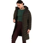 G-Fox Kadın Uzun Çıkarılabilir Kapşonlu Dolgulu Su Itici Şişme Mont 8642 - XL - Haki