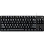 G G413 Se Tkl Kablolu Oyuncu Klavyesi, Dokunsal Mekanik Anahtarlar, Arkadan Aydınlatmalı, Windows, Macos ile Uyumlu, Siyah
