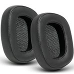 G GVOEARS G933 için Yedek Kulak Pedleri, Logitech G231, G433, G432, G533, G633, G635, G933, G935 Kulaklıklar ile Uyumlu Kulak Yastıkları, Premium Protein Deri Daha Yumuşak Hafızalı Köpük (Deri)