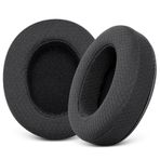 G GVOEARS Sony MDR 7506 için Yedek Kulak Pedleri - MDR V6 V7 MDR-CD900ST Kulaklıklar için Earpad Mesh Kumaş Yastıklar Bellek Köpüklü (Siyah)