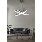 G-Light 4 Lü Çember 30-40-50-60 cm LED Avize - 1 - Krom