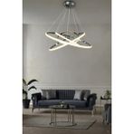 G-Light 4 Lü Çember 30-40-50-60 cm LED Avize - Krom