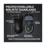 G Pro x Superlight 2c Kablosuz Oyuncu Mouse Hafif Hero 2 Sensör 32.000 DPI Siyah Yüksek Hassasiyet - Option-1 - 001-Renkli
