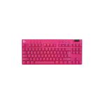 G Pro X Tkl Lıghtspeed Tactile Switch Rgb Kablosuz Ingilizce Mekanik Gaming Klavye, Magenta