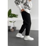 G Wear Rahat Kalıp Siyah Boyfriend Pantalon