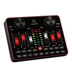 G1 Streaming Audio Mixer Ses Kartı - DJ için Çok Fonksiyonlu Canlı Ses Kartı, Kondenser Mikrofon Dahil, TikTok için USB Ses Arayüzü, Oyun Video Kaydı.