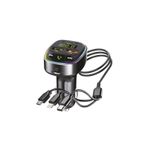 G15 FM Transmitter Araç Şarj Cihazı (18W Hızlı Şarj - USB/Type-C/TF Kart Destekli) G150690