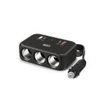G18 Araç İçi Çakmak Çoklayıcı – 120W, 3 Çakmak Soketi, Type-C & USB Portları