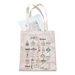 G2TUP St. Louis Tote Bag St. Louis Missouri Seyahat Çantası Şehir Seyahat Hediyeleri STL Kitap Çantası, Şehir Tote Çanta