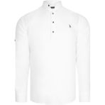 G783 Dewberry Hakim Yaka Erkek Gömlek-Beyaz - 3XL