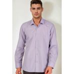 G926 Dewberry Erkek Gömlek-Lila - 2XL