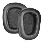 G933 G633 Kulak Yastığı, QeeFop 1 Çift Yedek Ped Logitech G933 G633 Oyun Kulaklığı ile Uyumlu (Siyah)